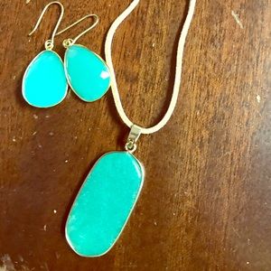 Necklace and earrings set